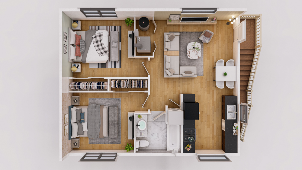The Lake Michigan Loft